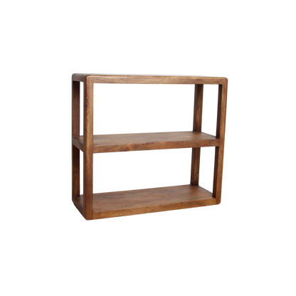 Raw Materials Boekenkast Bullnose Rek Mangohout