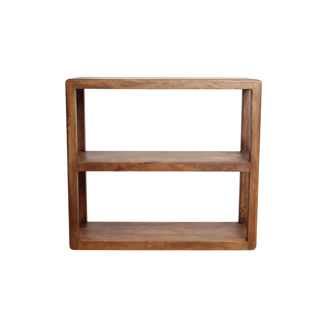 Raw Materials Boekenkast Bullnose Rek Mangohout