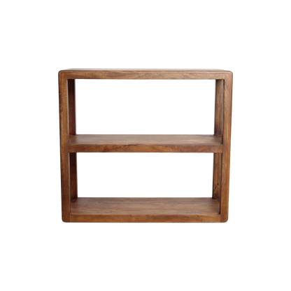 Raw Materials Boekenkast Bullnose Rek Mangohout