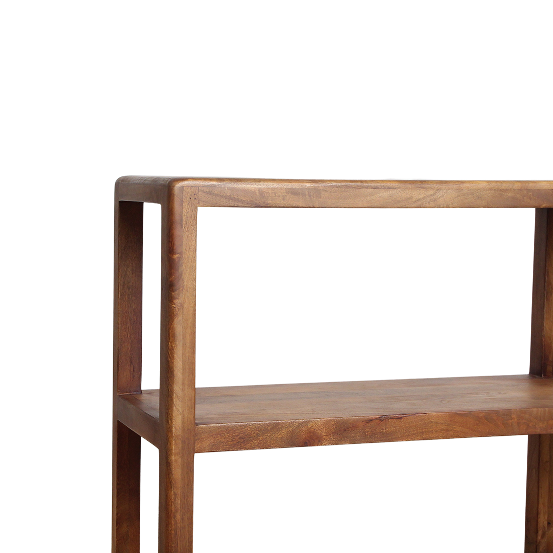 Raw Materials Boekenkast Bullnose Rek Mangohout