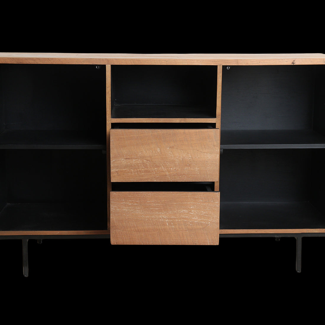 Raw Materials Dressoir Rhythm 140x45cm Teakhout