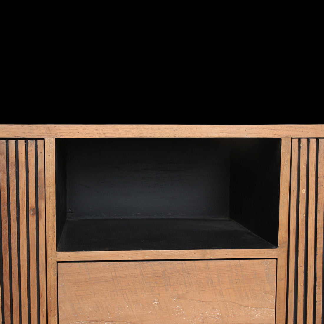 Raw Materials Dressoir Rhythm 140x45cm Teakhout