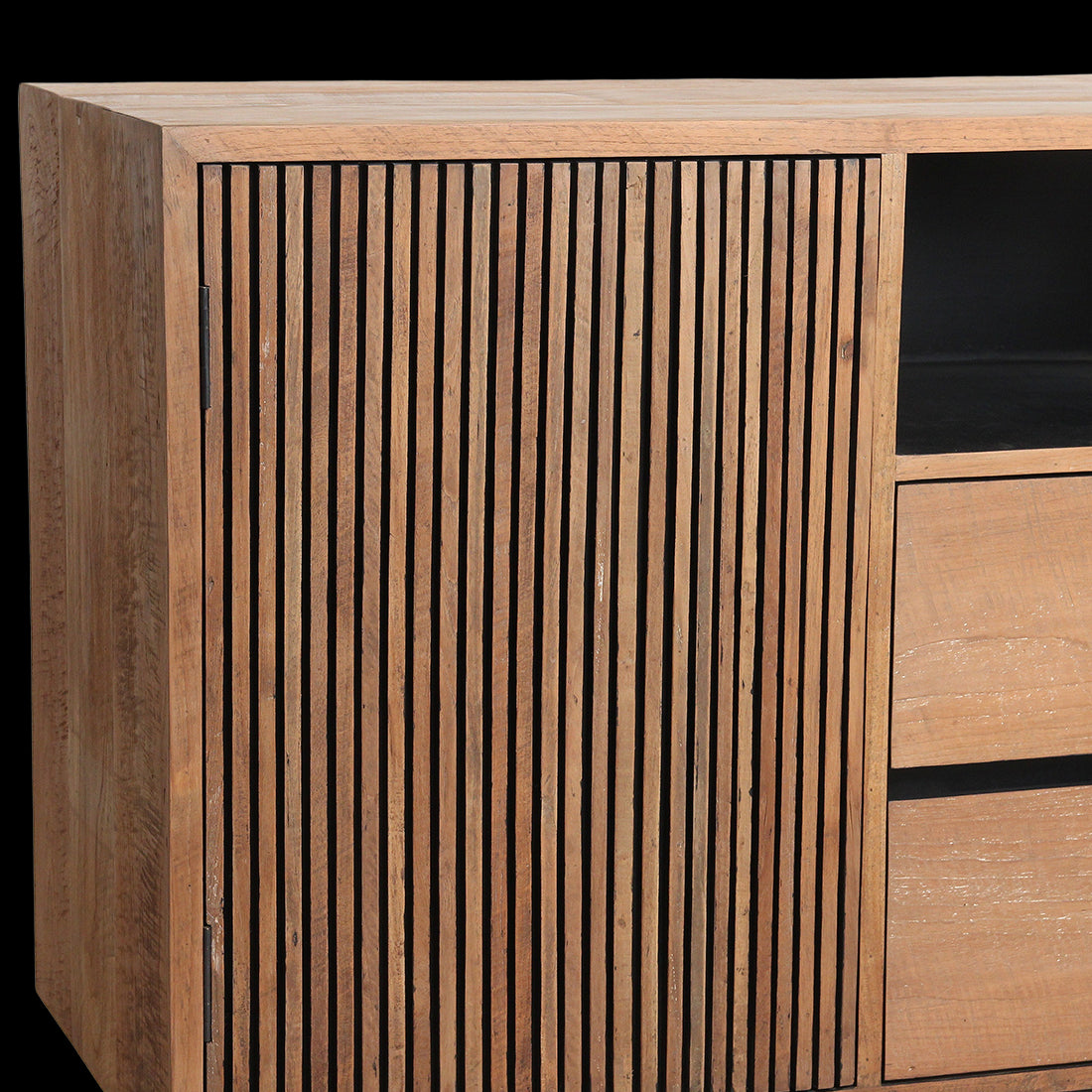 Raw Materials Dressoir Rhythm 140x45cm Teakhout
