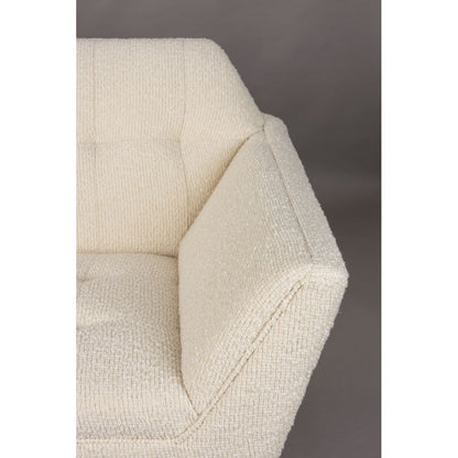 Dutchbone 2-zits Bank Kate Bouclé Beige - KwaliteitWonen.nl