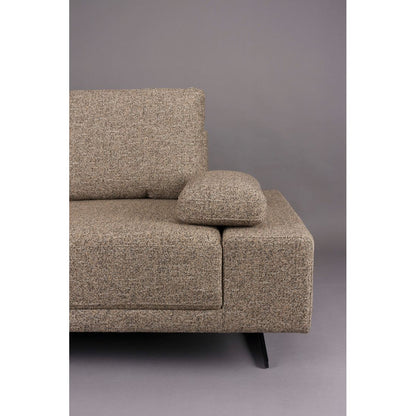 Dutchbone 3-zits Bank Shelly Beige + Chaise Longue Links - KwaliteitWonen.nl