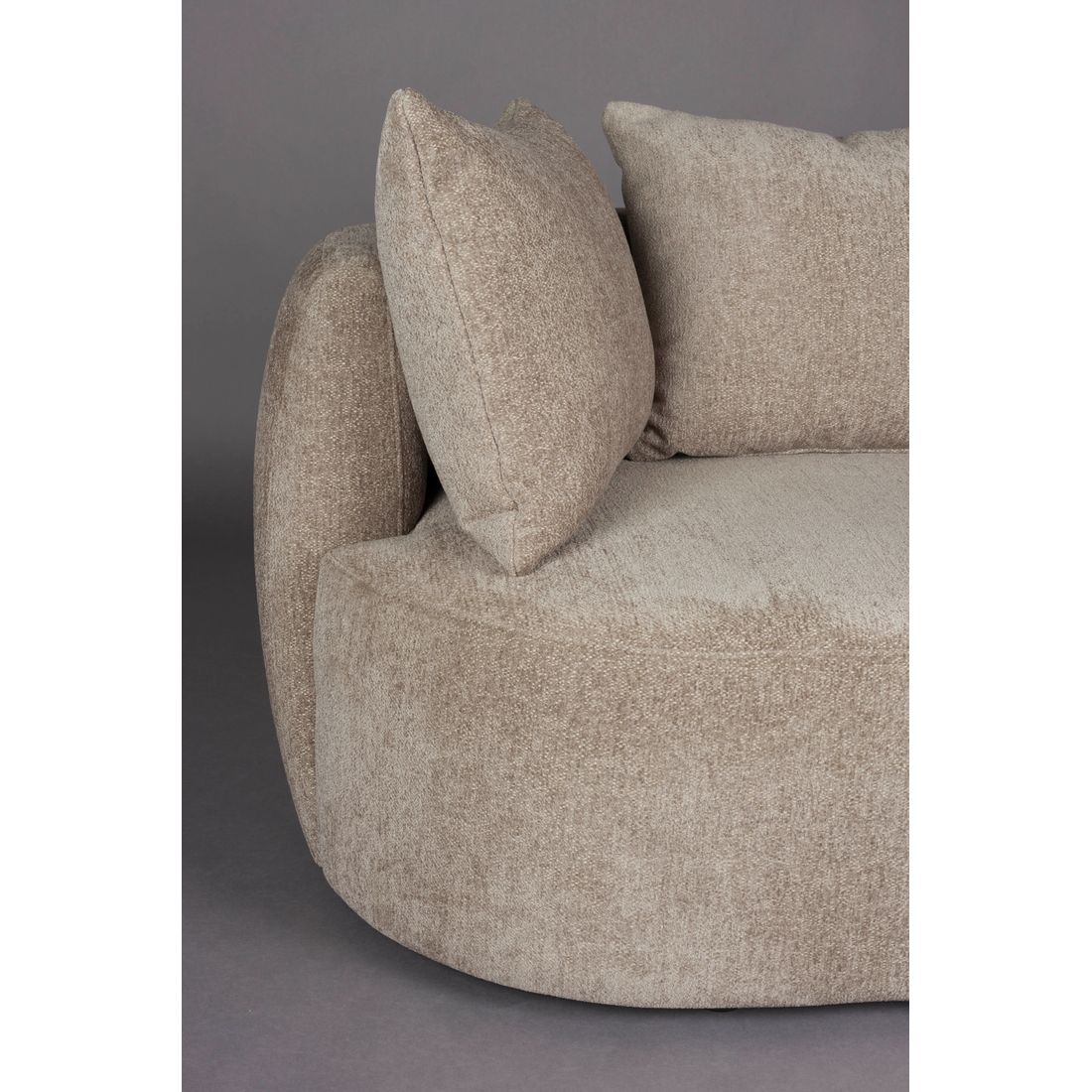 Dutchbone 4.5-zits Bank Rocca Cappuccino - KwaliteitWonen.nl