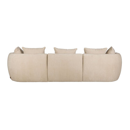 Dutchbone 4.5-zits Bank Rocca Latte - KwaliteitWonen.nl