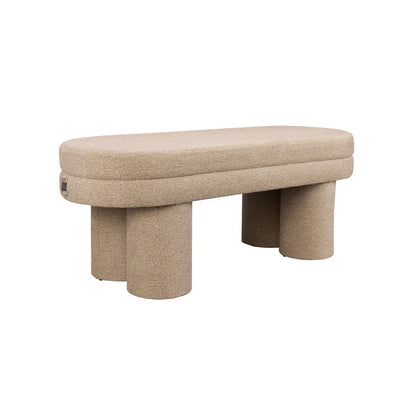 Dutchbone Bankje Fern Beige - KwaliteitWonen.nl