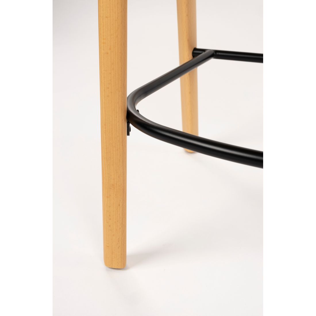 Dutchbone Barkruk Babington Beige Eiken - KwaliteitWonen.nl