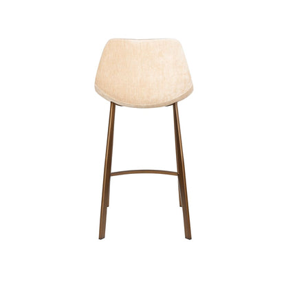 Dutchbone Barkruk Franky Beige Medium - KwaliteitWonen.nl
