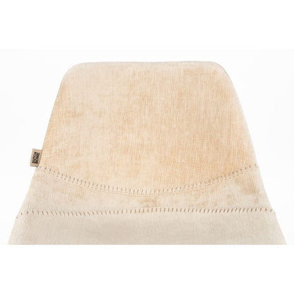 Dutchbone Barkruk Franky Beige Medium - KwaliteitWonen.nl