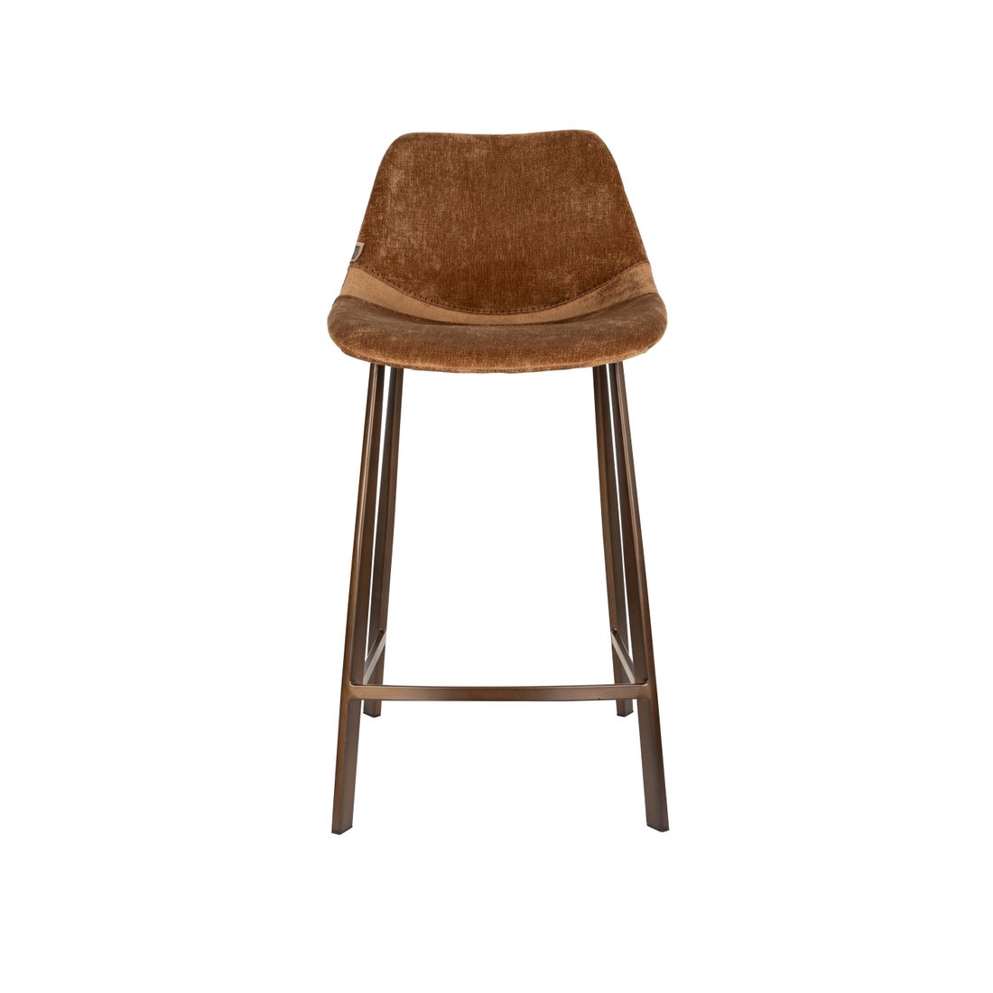 Dutchbone Barkruk Franky Cognac Medium - KwaliteitWonen.nl