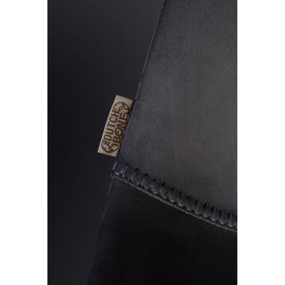 Dutchbone Barkruk Franky Velvet Grijs Medium - KwaliteitWonen.nl