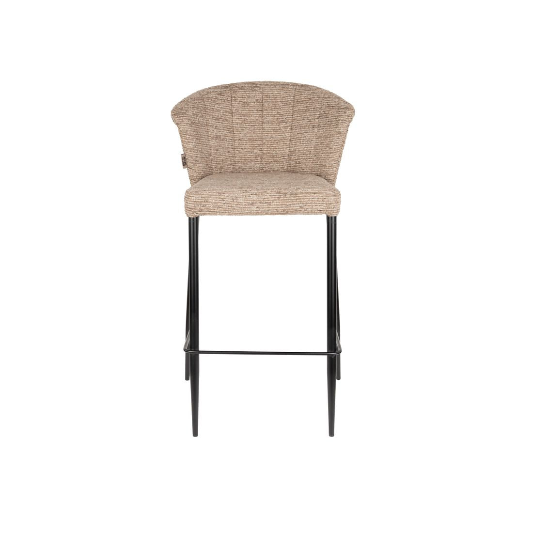 Dutchbone Barkruk Georgia Soft Bruin - KwaliteitWonen.nl