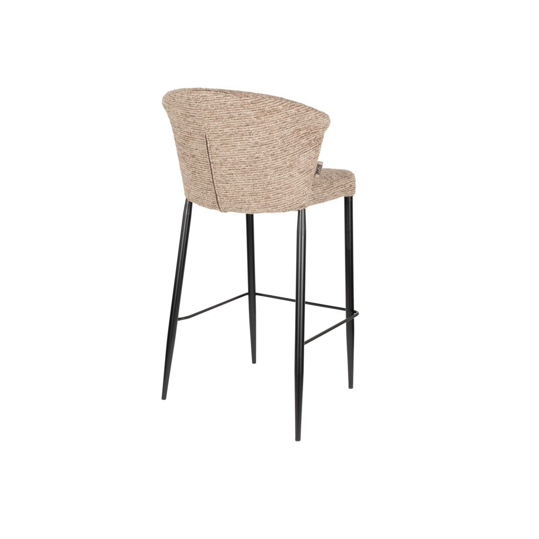 Dutchbone Barkruk Georgia Soft Bruin - KwaliteitWonen.nl