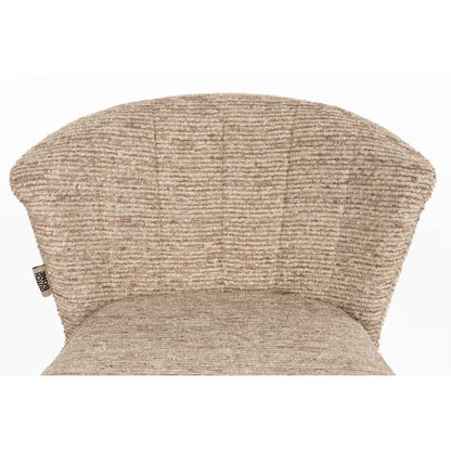 Dutchbone Barkruk Georgia Soft Bruin - KwaliteitWonen.nl