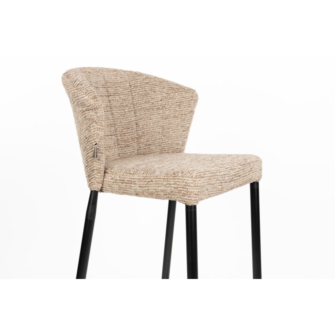 Dutchbone Barkruk Georgia Soft Bruin - KwaliteitWonen.nl