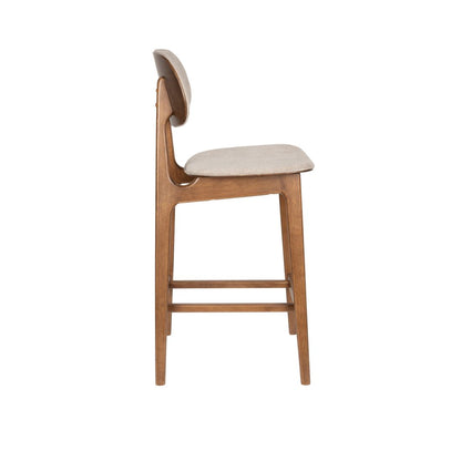Dutchbone Barkruk Marais Beige - KwaliteitWonen.nl