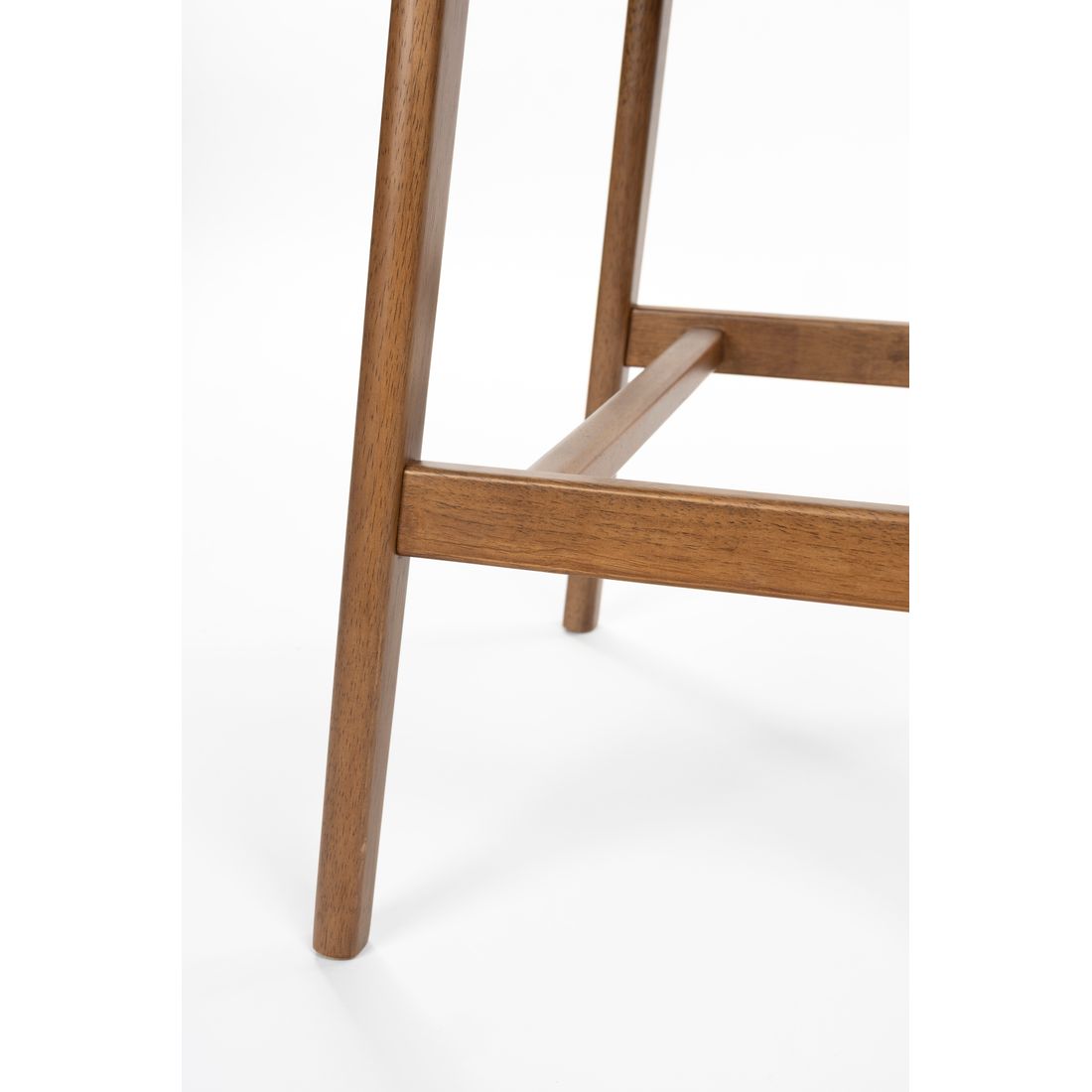 Dutchbone Barkruk Marais Walnoot / Beige - KwaliteitWonen.nl