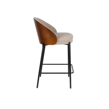 Dutchbone Barkruk Rodin Beige - KwaliteitWonen.nl