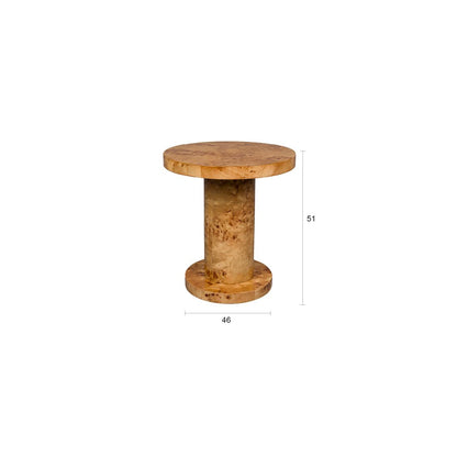 Dutchbone Bijzettafel Quinn Naturel - KwaliteitWonen.nl