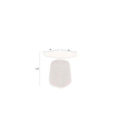 Dutchbone Bijzettafel Shelly Beige - KwaliteitWonen.nl