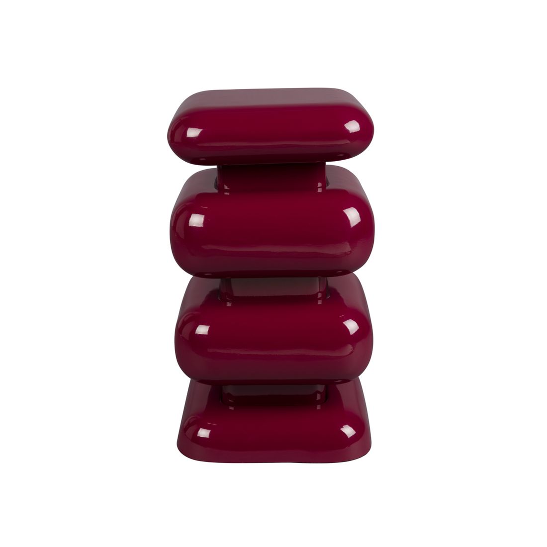 Dutchbone Bijzettafel Stubby Rood-Kwaliteitwonen.nl