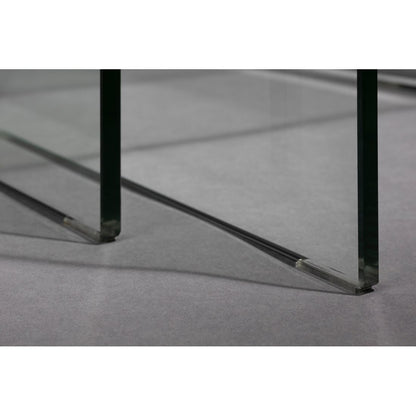 Dutchbone Bijzettafel Vetro (Set van 2) Transparant - KwaliteitWonen.nl