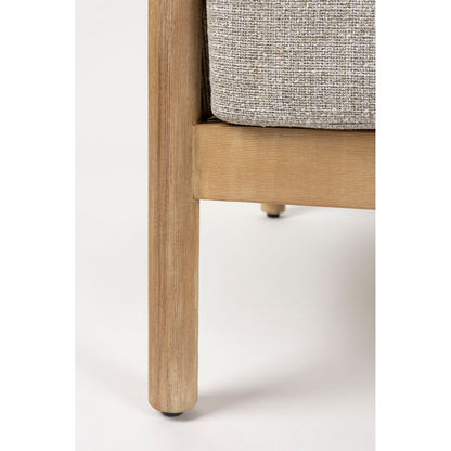 Dutchbone Buitenset Loungeset Oasis (Set van 2x Tuinstoel) Accaciahout-Kwaliteitwonen.nl