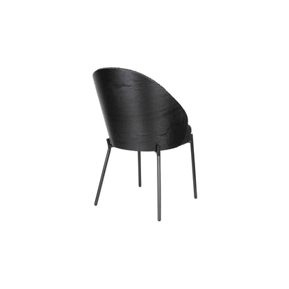 Dutchbone Chair Rodin Bouclé Black - KwaliteitWonen.nl