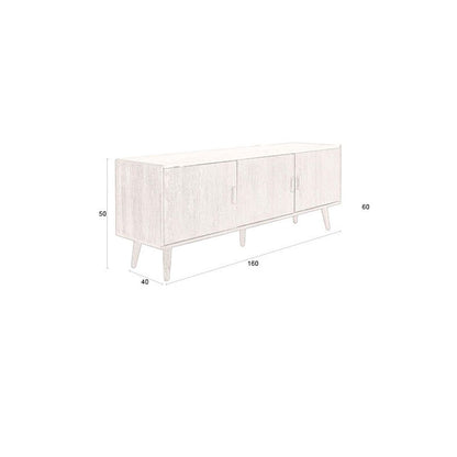 Dutchbone Dressoir Arda Walnoot - KwaliteitWonen.nl