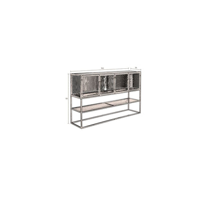 Dutchbone Dressoir Boli Hoog Zwart - KwaliteitWonen.nl