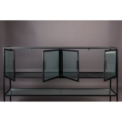 Dutchbone Dressoir Boli Hoog Zwart - KwaliteitWonen.nl