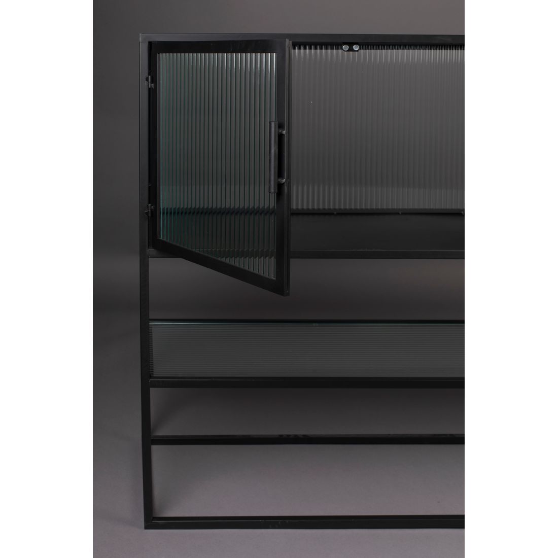 Dutchbone Dressoir Boli Hoog Zwart - KwaliteitWonen.nl