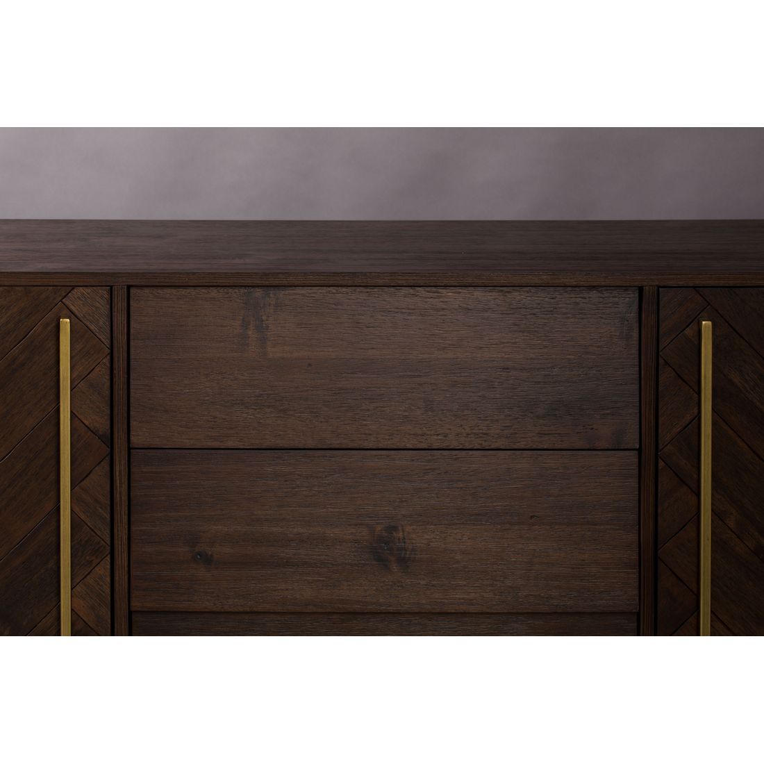Dutchbone Dressoir Class Hoog Walnoot - KwaliteitWonen.nl