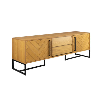 Dutchbone Dressoir Class Laag Eiken - KwaliteitWonen.nl
