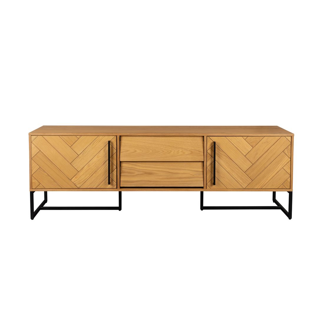 Dutchbone Dressoir Class Laag Eiken - KwaliteitWonen.nl