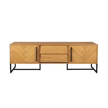 Dutchbone Dressoir Class Laag Eiken - KwaliteitWonen.nl