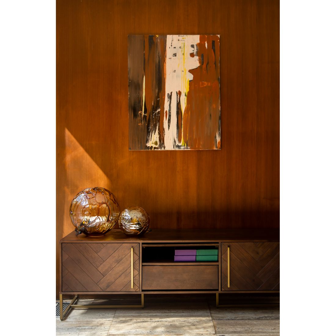 Dutchbone Dressoir Class Laag Walnoot - KwaliteitWonen.nl