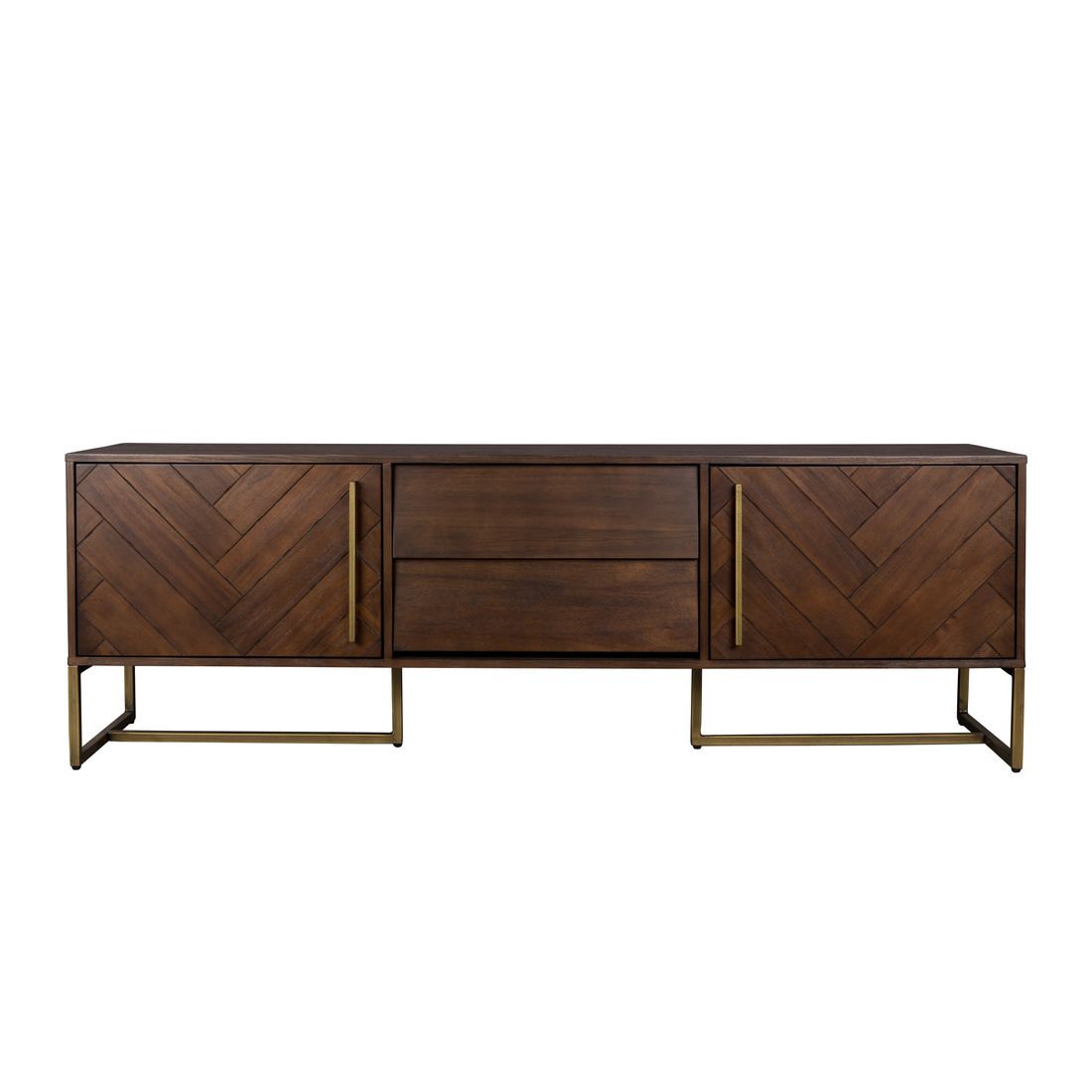 Dutchbone Dressoir Class Laag Walnoot - KwaliteitWonen.nl