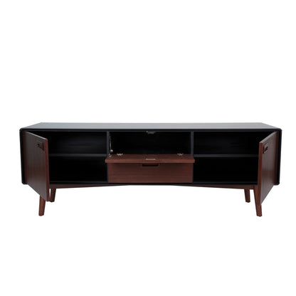 Dutchbone Dressoir Juju Laag Walnoothout - KwaliteitWonen.nl