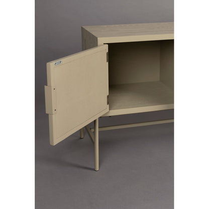 Dutchbone Dressoir Yasu Beige - KwaliteitWonen.nl