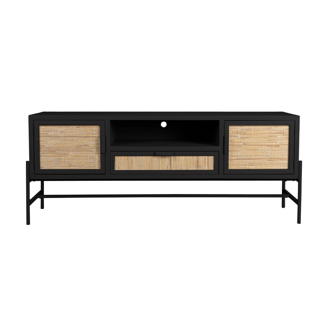 Dutchbone Dressoir Yasu Zwart - KwaliteitWonen.nl