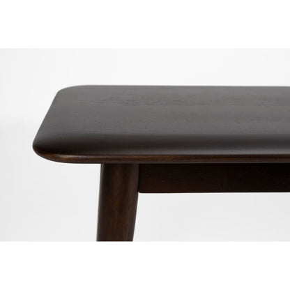 Dutchbone Eetkamerbank Elroy Walnoot 160cm - KwaliteitWonen.nl