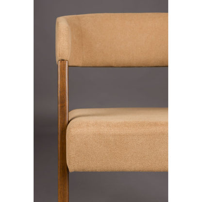 Dutchbone Eetkamerstoel Adamello Beige - KwaliteitWonen.nl