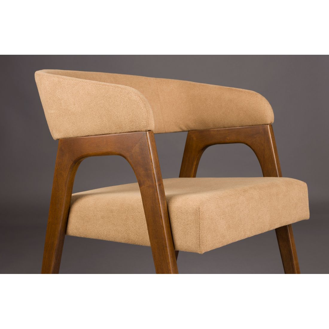 Dutchbone Eetkamerstoel Adamello Beige - KwaliteitWonen.nl