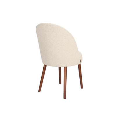 Dutchbone Eetkamerstoel Barbara Boucle Beige - KwaliteitWonen.nl