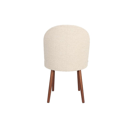 Dutchbone Eetkamerstoel Barbara Boucle Beige - KwaliteitWonen.nl