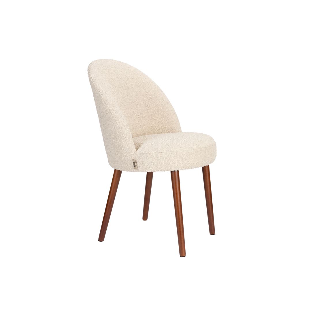 Dutchbone Eetkamerstoel Barbara Boucle Beige - KwaliteitWonen.nl