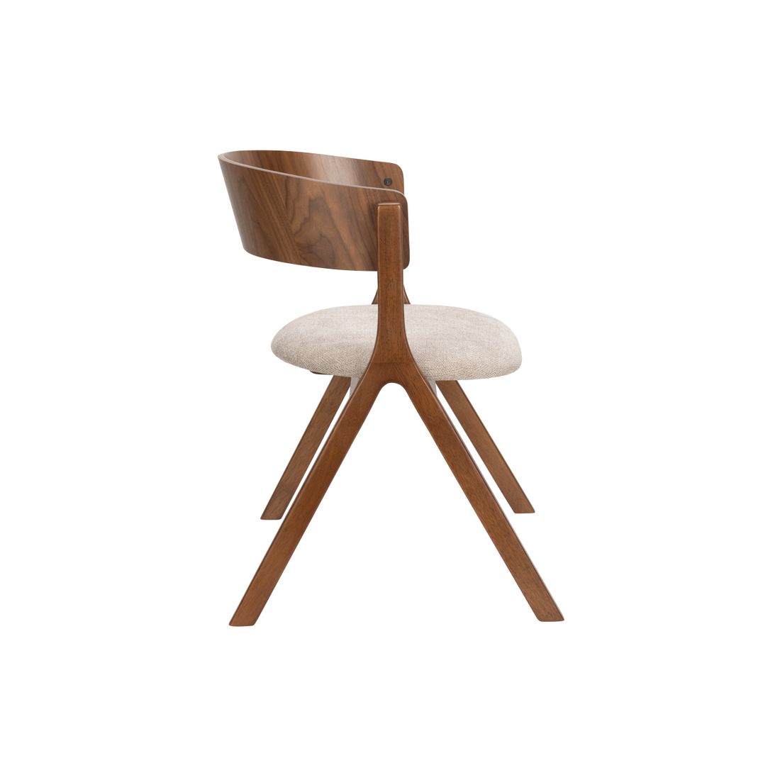 Dutchbone Eetkamerstoel Bresso Beige - KwaliteitWonen.nl